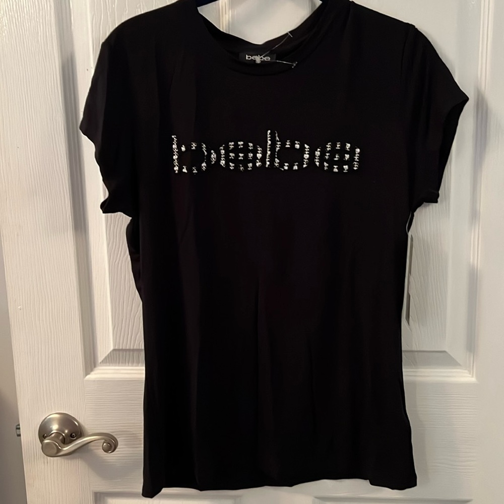 BNWT Bebe Short Sleeve Shirt